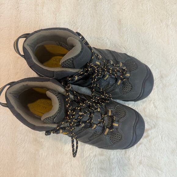 KEEN Utility Lansing Mid Waterproof Steel Toe Work Hiking Boots Women's 7.5 7.5W - Picture 5 of 9